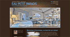 Desktop Screenshot of eaupetitparadis.com